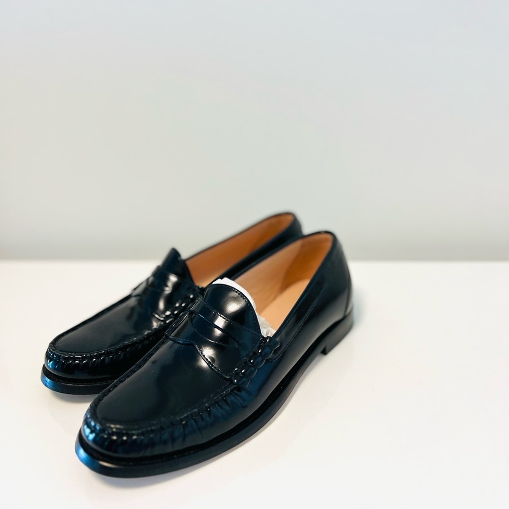 J. Crew Black Leather Loafers - Picture 5 of 9